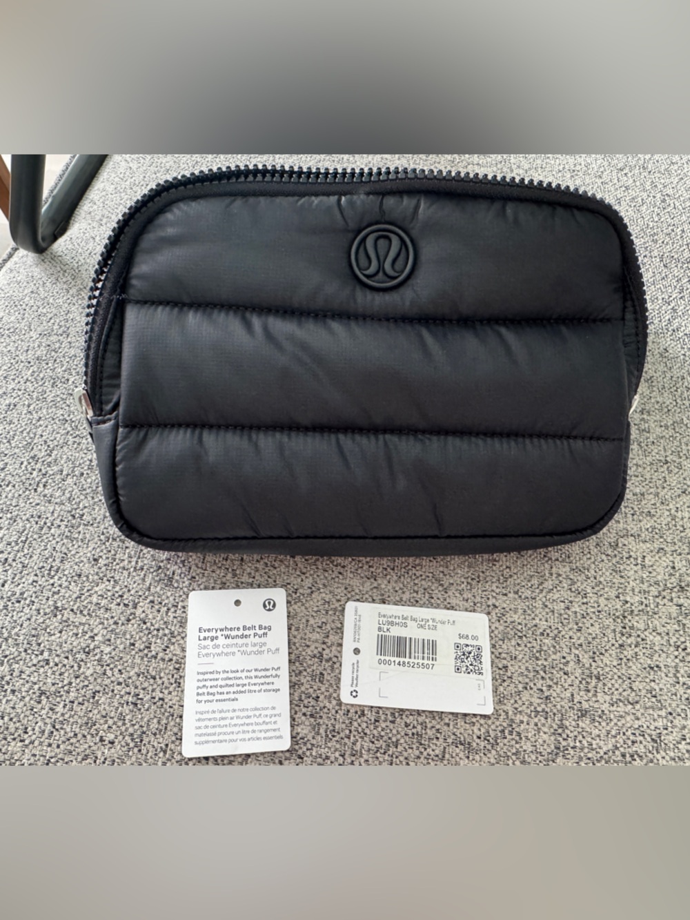 EUC lululemon Everywhere Belt Bag Large *Wunder Puff in black style LU9BH0S